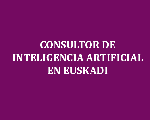 consultor, Inteligencia Artificial, IA, Euskadi, País Vasco